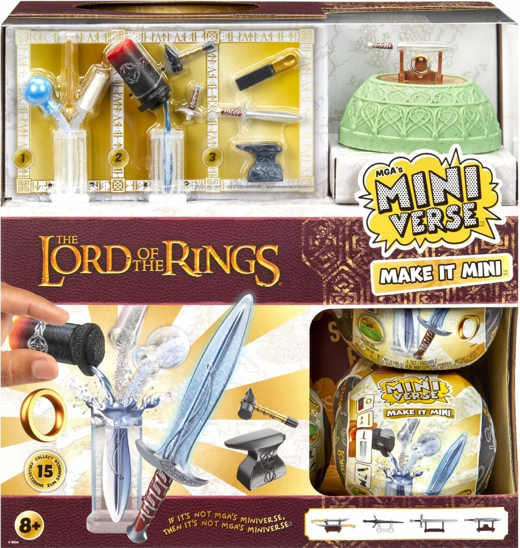 Set figurina mini Lord of the Rings MGA Miniverse, surprizë
