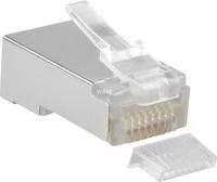 Prizë RJ45 e mbrojtur Goobay 68079, transparente