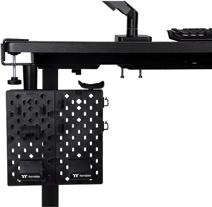 Pegboard gaming Thermaltake i vogël, çelik, i zi
