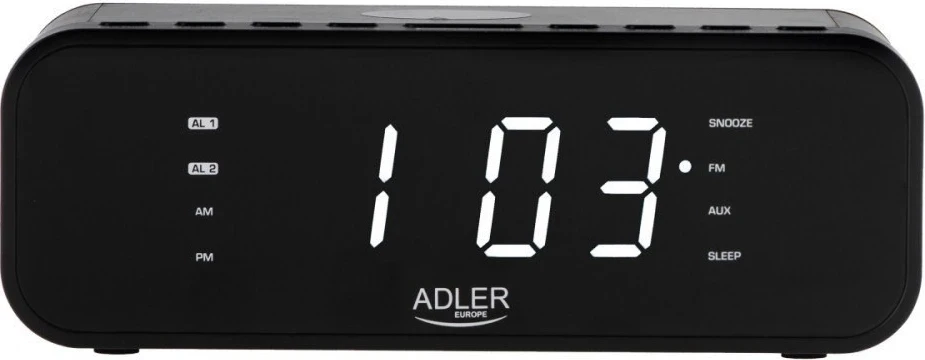 Radio & orë digjitale me alarm ADLER AD 1192b, e zezë 