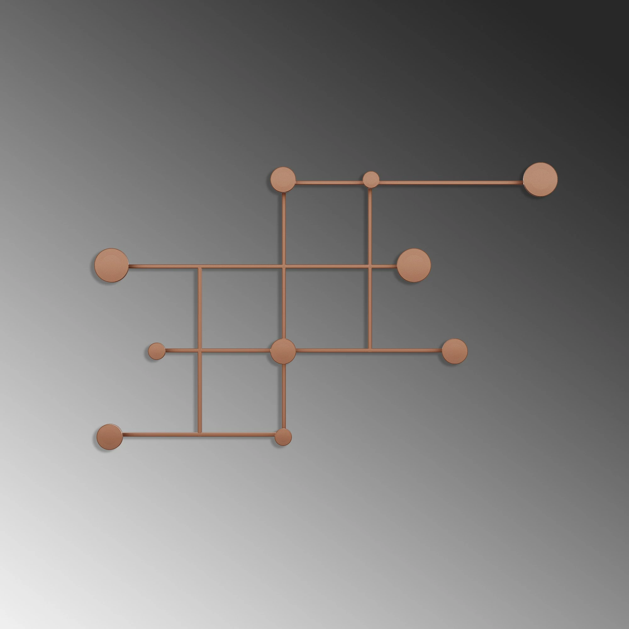 Varëse muri metalike, ngjyrë bakri, Wallity Fatara-C