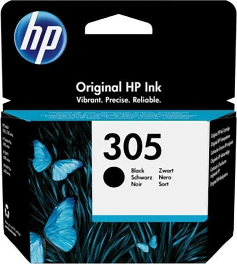 Kartrixh boje HP 305 3YM61AE#301 standard yield, pigment-based, 2 ml, e zezë, blister, 1 copë