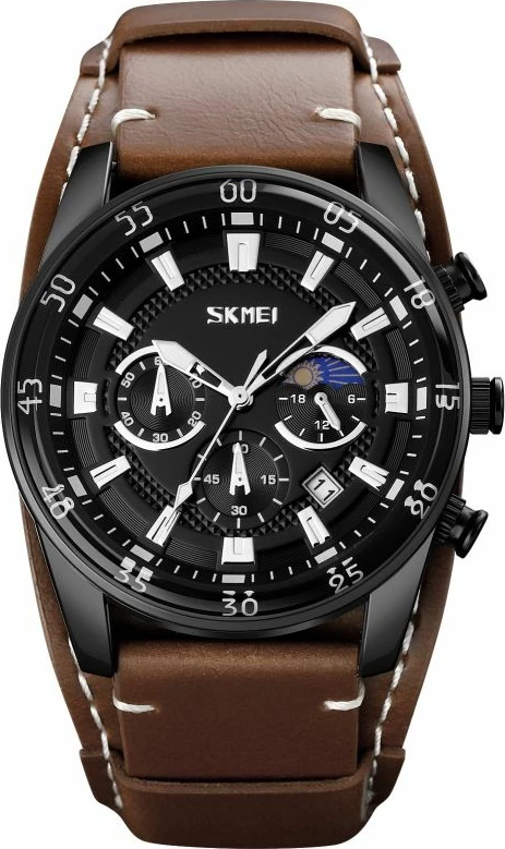 Orë dore për meshkuj Skmei, e zezë