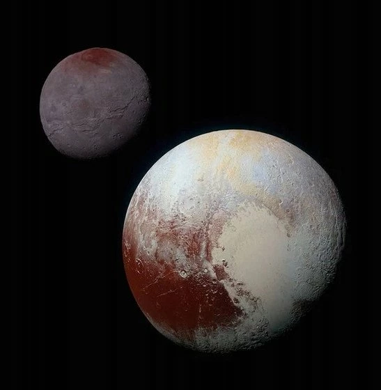 Lodër peluqe Celestial Buddies CB012 Pluto & Charon, 13 cm + 10 cm, multikolor, set 2 copë