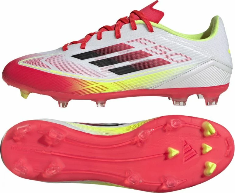 Atlete futbolli adidas për meshkuj, të bardha e të kuqe [Madhësia: 43 1/3]