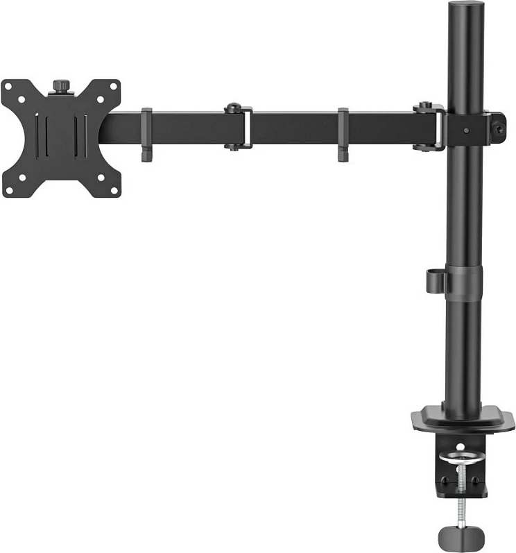 Mbajtëse monitori Hama, për tavolinë me kapëse, 13-35", VESA 75x75/100x100, rrotullim 360°, e zezë