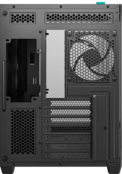 Kasë Deepcool CG530U 4F, Midi Tower, xham i kalitur panoramik, 4 ventilatorë ARGB, ATX/mATX/ITX, USB-C, e zezë