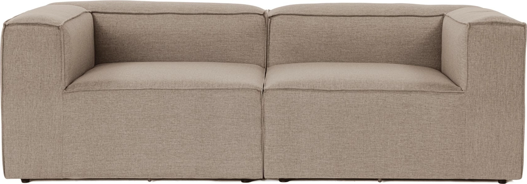 Divan dy ulëshe Atelier del Sofa, Fora, ngjyrë kafe, 2 pjesë