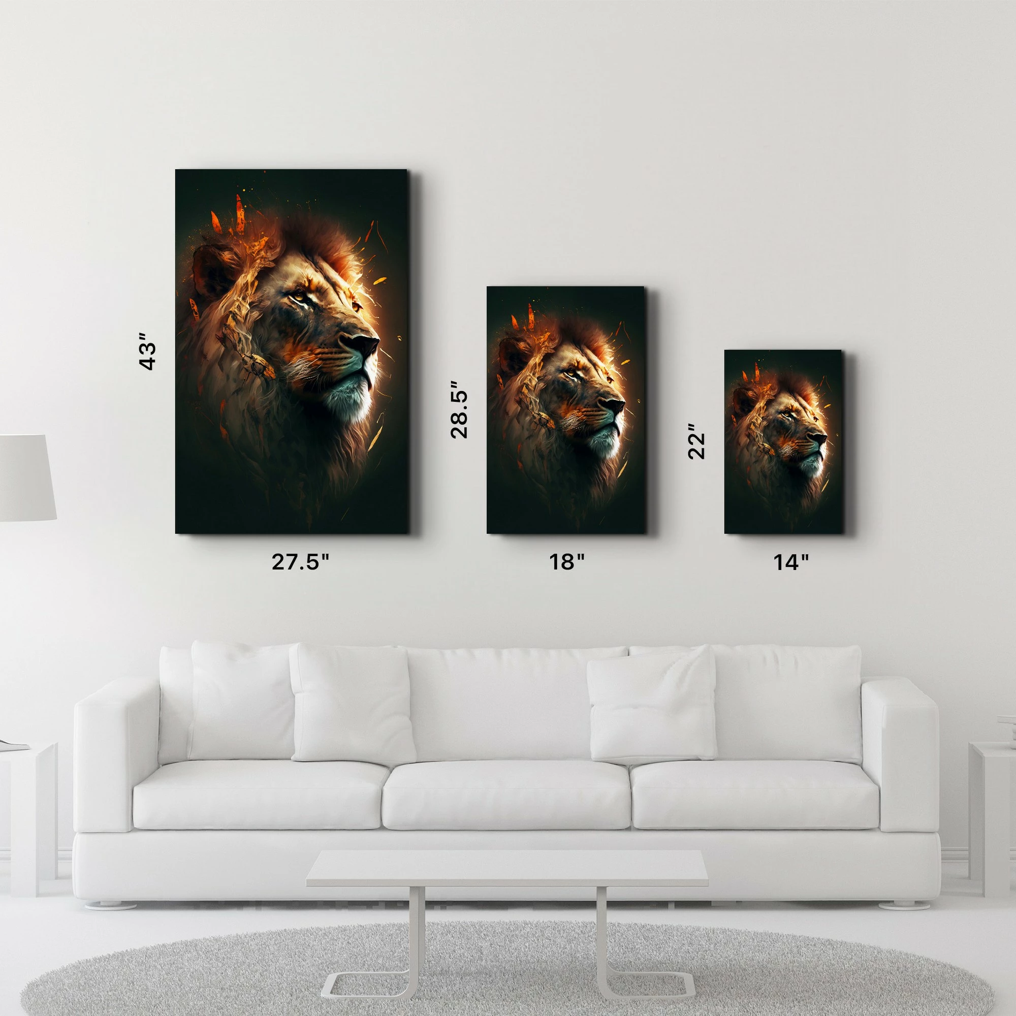 Pikturë dekorative prej xhami të temperuar, Wallity SPR-1291, 70x110cm