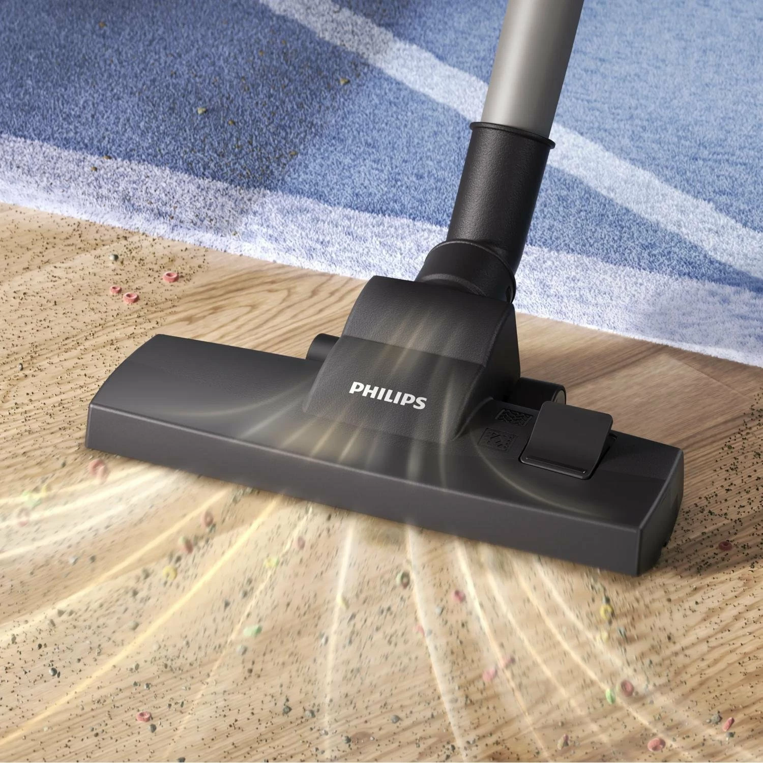 Fshesë me korrent Philips XD2152/12 850W 3L HEPA e zezë/gri, 2 qese