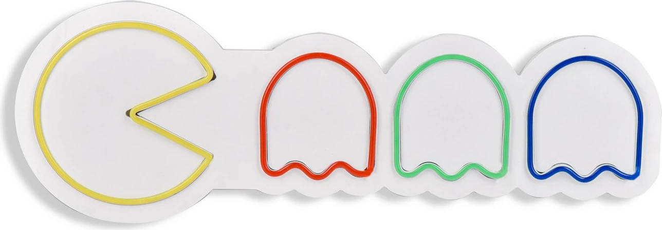 Dritë dekorative LED plastike, Pacman, shumëngjyrëshe