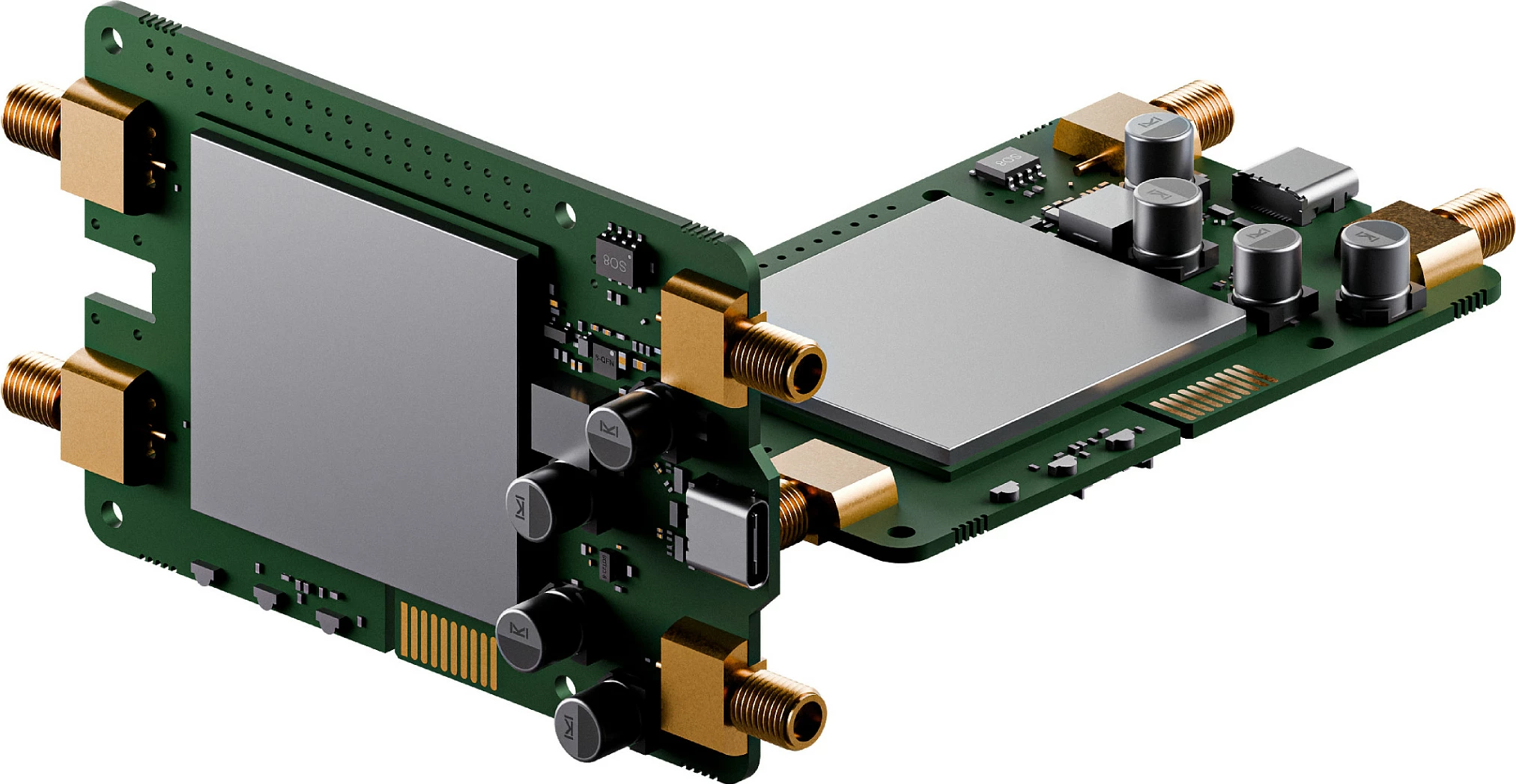 Modul rrjeti Teltonika Calyx 5G EBD050 për Raspberry Pi 5, SMA, USB-C, i gjelbër