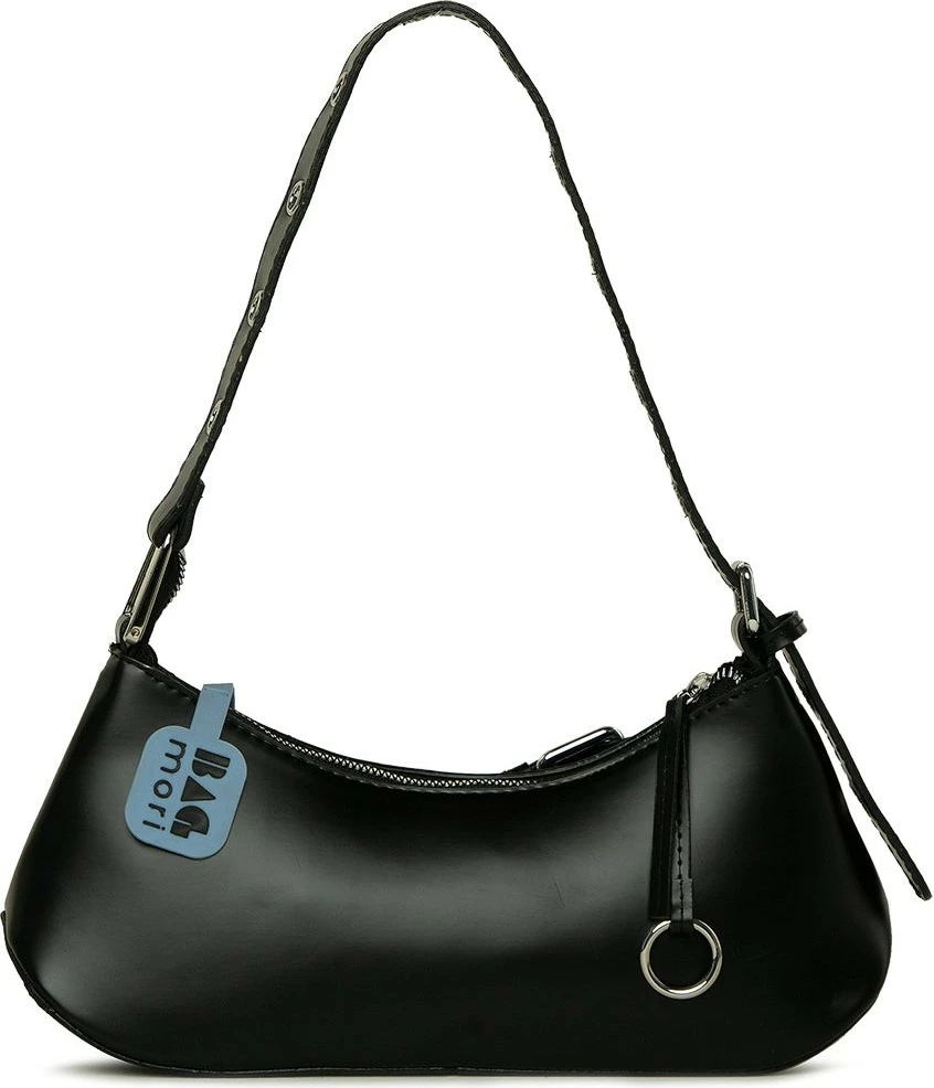 Çantë supi mini, lëkurë PU, e zezë, Zoozie Bags, M000008449