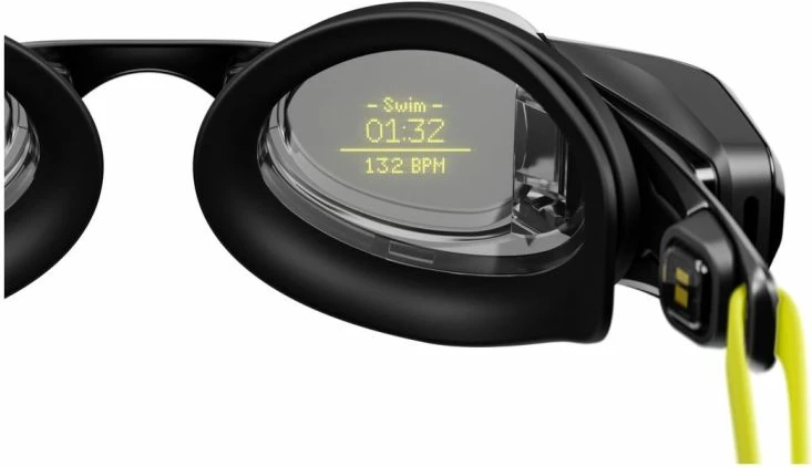 Syze të mençura noti Yakimasport FORM Smart Swim 2, të zeza