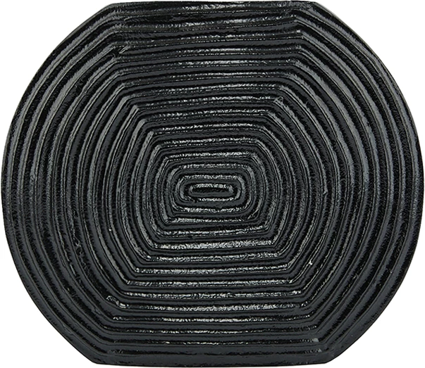 Vazo LINEAR, alumin, e zezë, 28x6x24cm