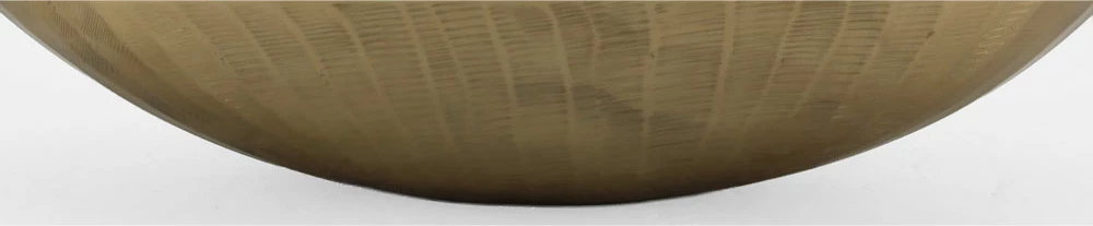 Enë dekorative CIOTO, alumin, ngjyrë ari, 43x18x9cm