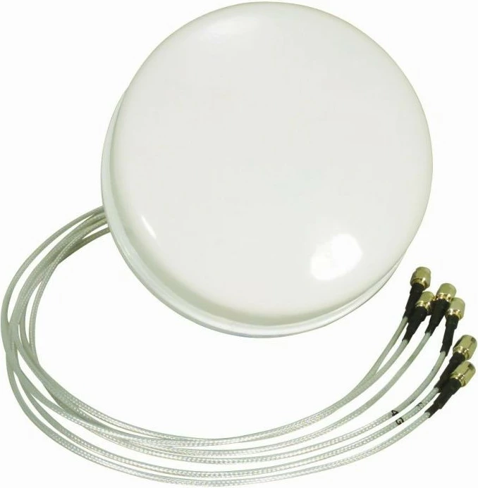 Antennë ALLNET HG2458-4SDC-RSP, 2.4/5 GHz, 4dBi, DualBand, e bardhë