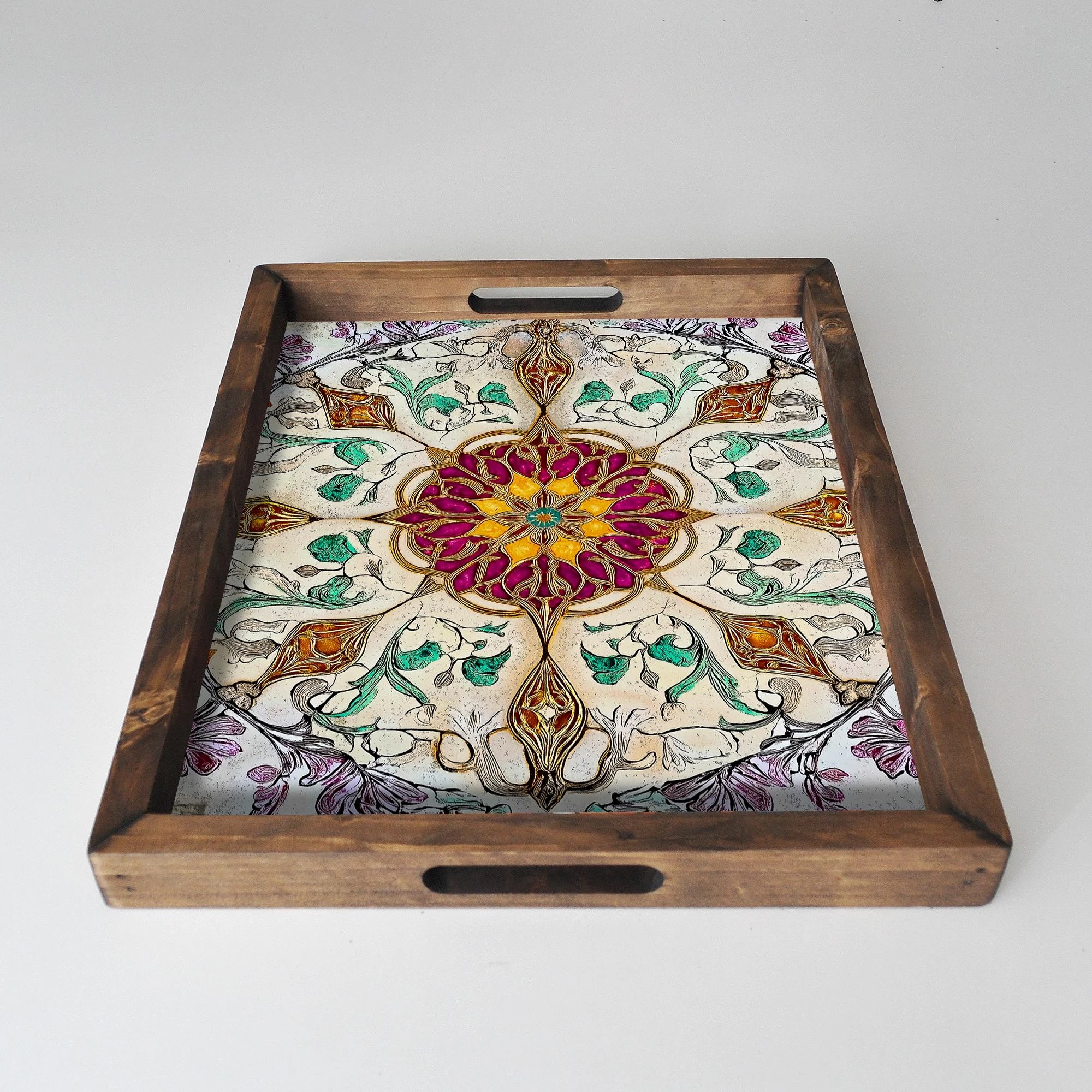 Tabaka druri, shumëngjyrëshe, Evila Originals, REF009, 48x38x4 cm