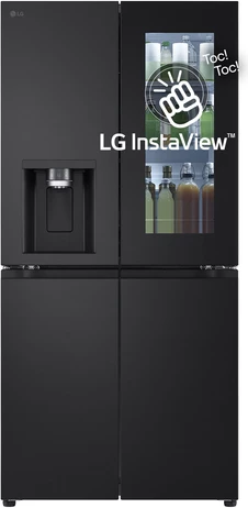 Frigorifer side-by-side LG InstaView GMG860EPBE 508 L i pavarur, i zi