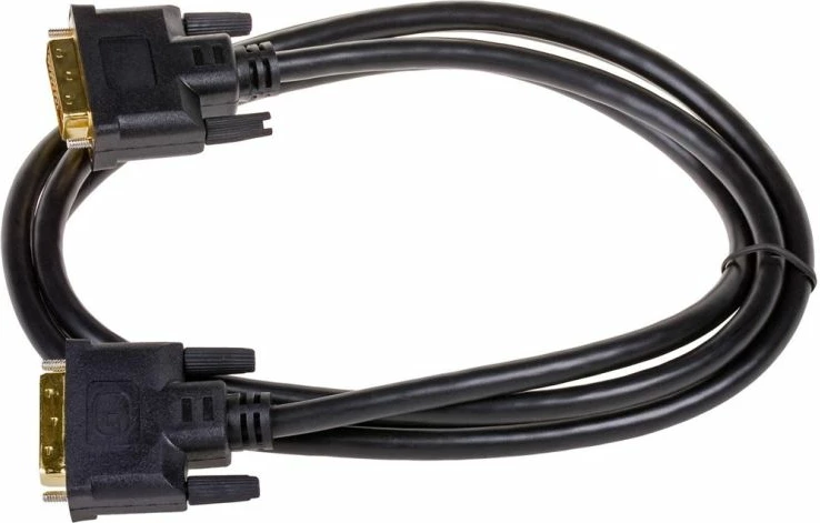 Kabllo DVI-D Akyga AK-AV-06, 1.8m, e zezë
