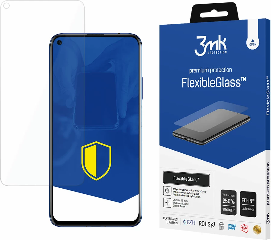 Mbrojtës ekrani FlexibleGlass 3mk Protection për Honor 20 Pro, transparent