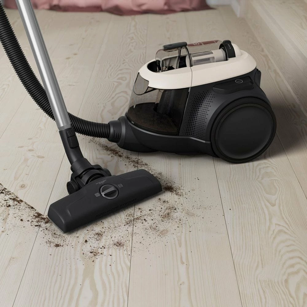 Fshesë me korrent Electrolux EL61H4SW 550W, 1.6L, HEPA 13, pa qese, 12 m rreze, e zezë