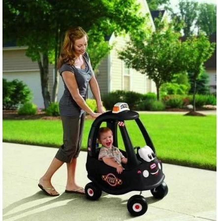 Vetura lodër me shtytje Little Tikes Cozy Coupe Black Taxi 160467, deri 23 kg, 18 muaj-5 vjet, e zezë