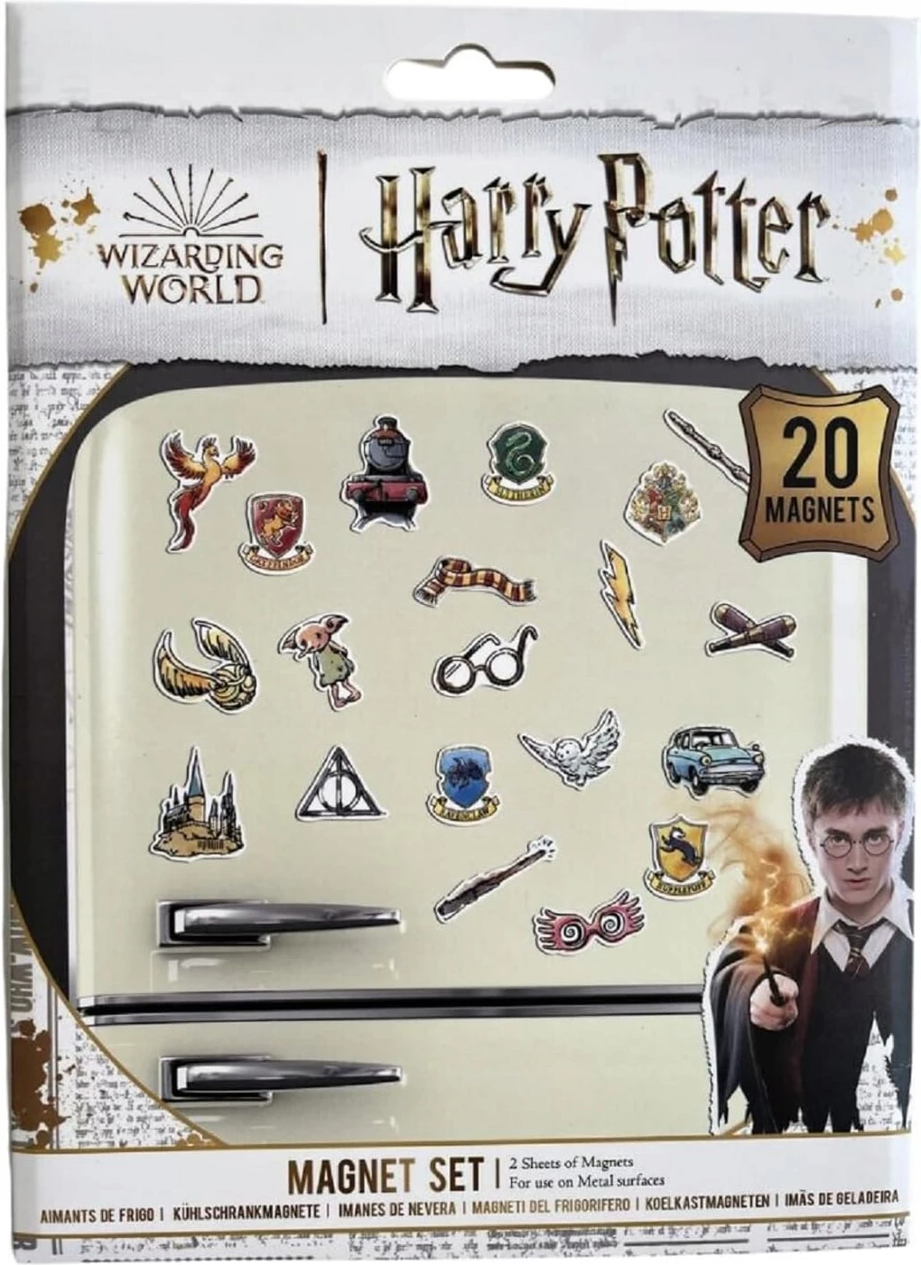 Set magnetësh Pyramid Harry Potter Whimsical, 20 copë