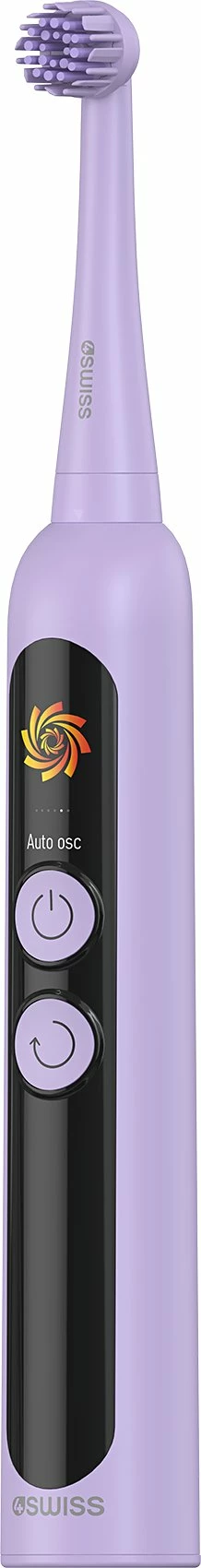 Furçë dhëmbësh elektrike 4Swiss ST216 Electrosonic Care+ 6 mënyra, 2 koka, Lavender