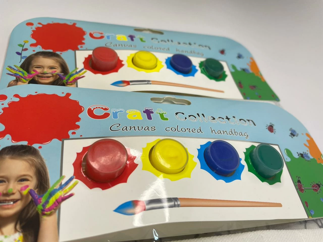 Çantë tekstili për ngjyrosje vajzë, për fëmijë