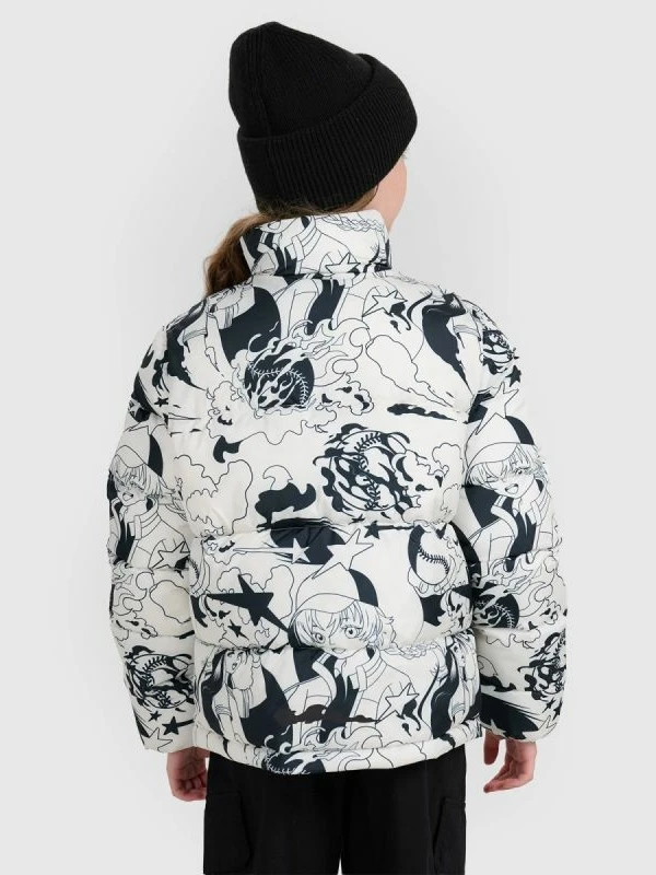 Jakne për vajza 4F, e mbushur me material sintetik