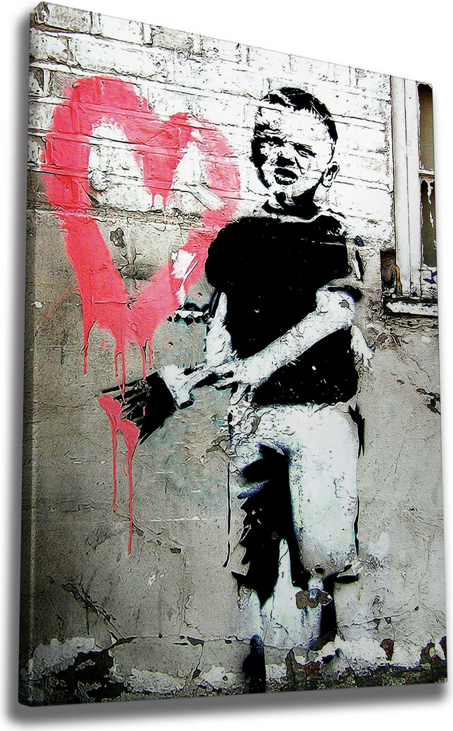 Pikturë dekorative në kanavacë, shumëngjyrëshe, Banksy, WY37, 70x100cm