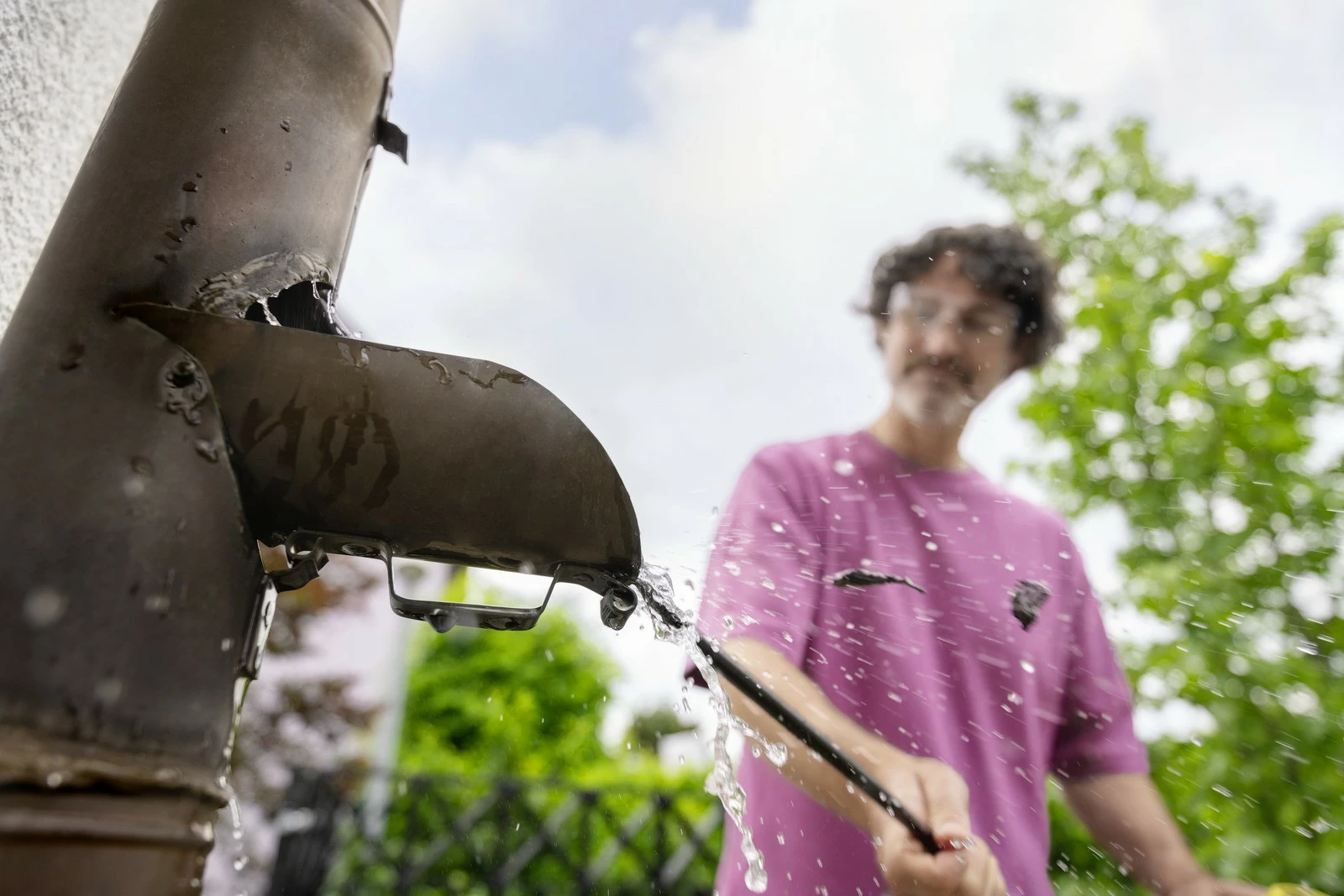 Set për pastrim tubash Karcher 2.644-492.0, 15m, zi