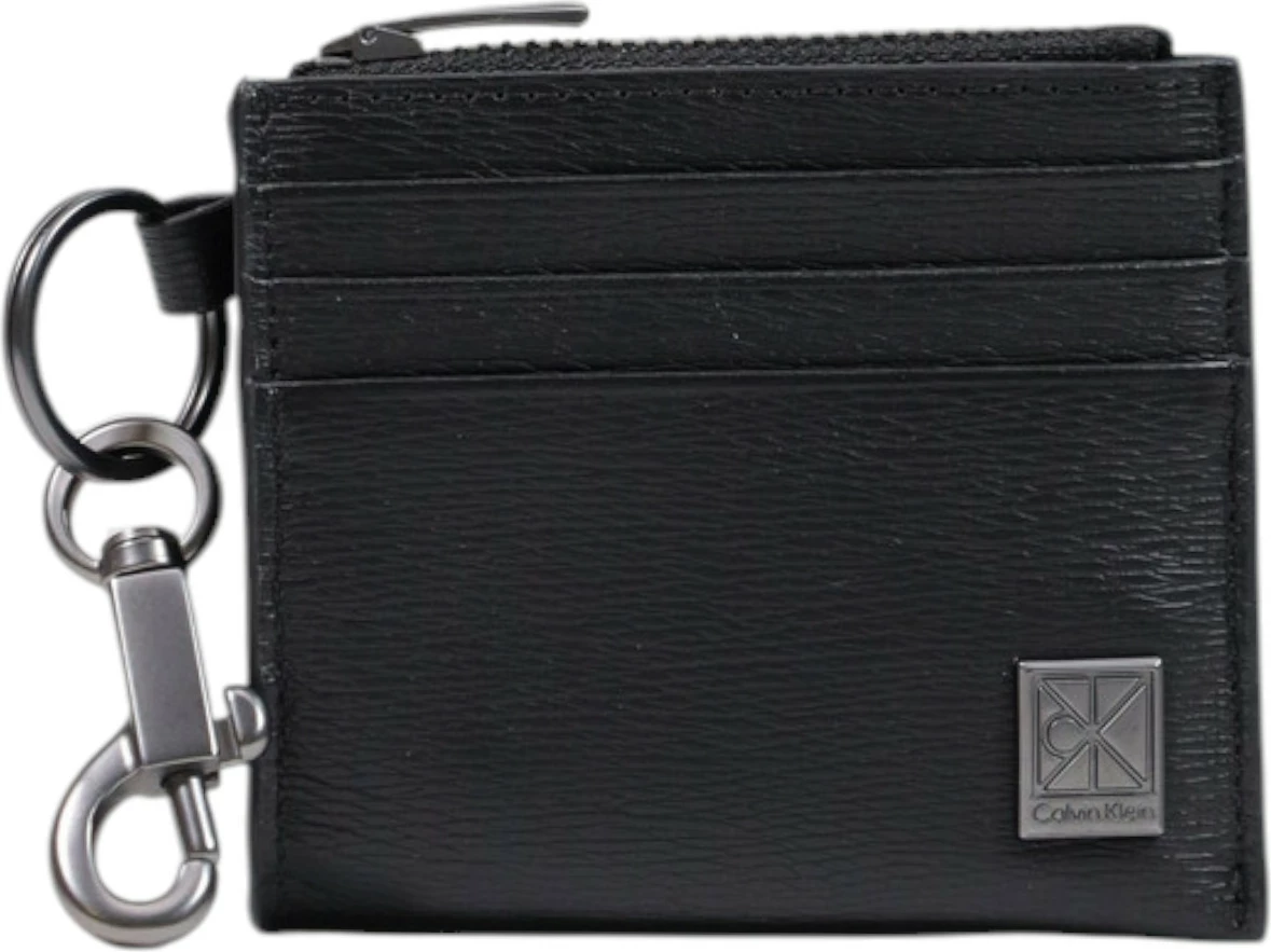 Kartëmbajtëse me kapëse për meshkuj Calvin Klein LV04D1223G, e zezë