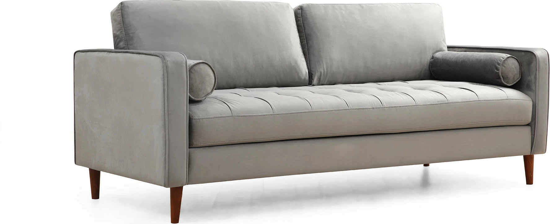 Divan treshe Atelier del Sofa, Rome, ngjyrë gri e çelët