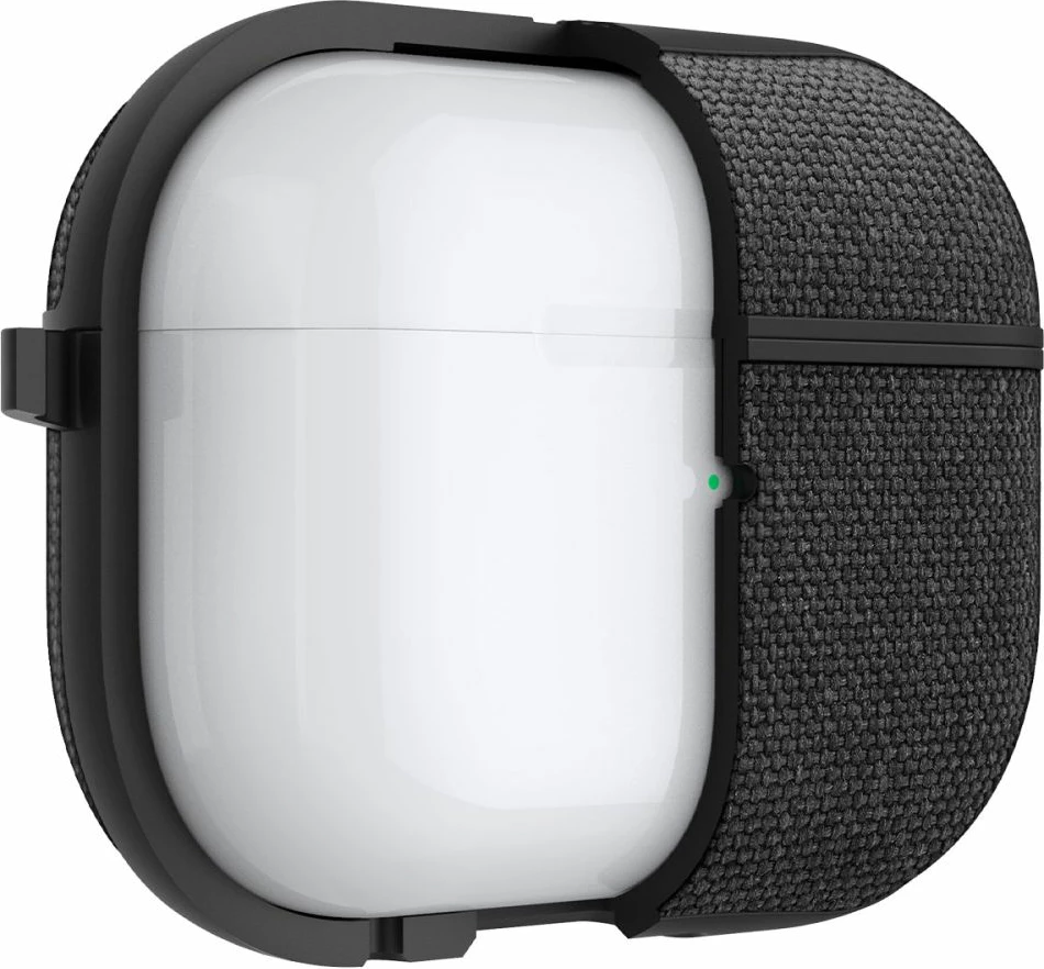 Mbështjellës Spigen Urban Fit për AirPods Pro/Pro 2, me unazë, Zi