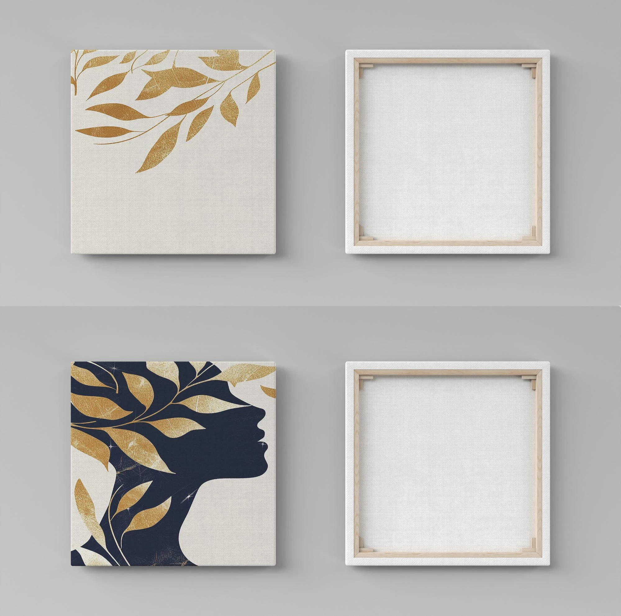 Pikturë dekorative në kanavacë (2 copë), Wallity, ASR2-CNV25-10, 30x30cm