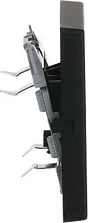Buton Busch-Jaeger 1751-0-3041, 63x63 mm, plastikë, i zi