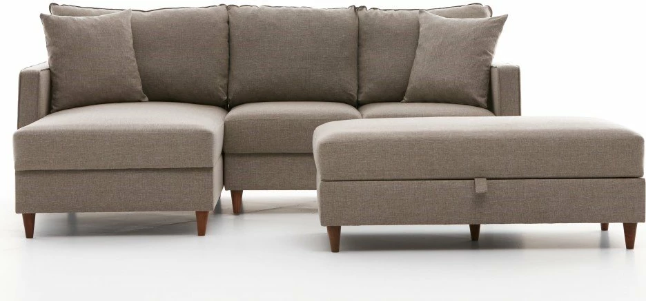Këndare Eva, ngjyrë krem, Atelier del Sofa, kënd i majtë