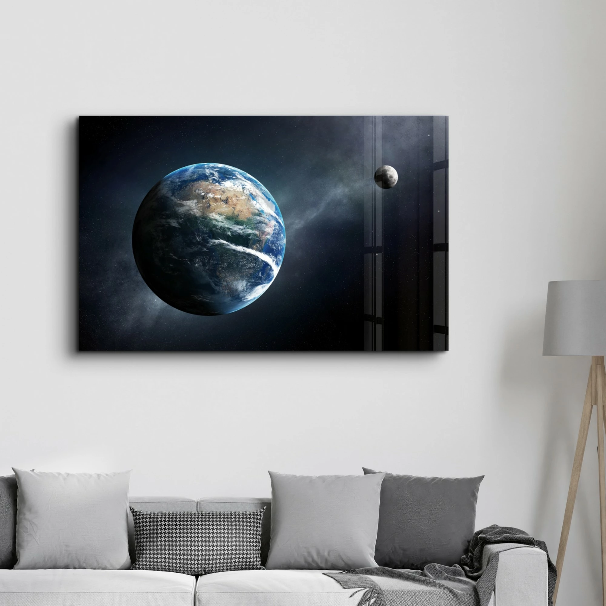 Pikturë dekorative prej xhami të temperuar Wallity, OGLS-7058, 70x110cm