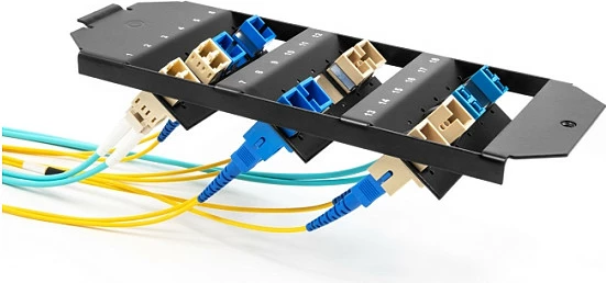 Mbajtëse montimi fibër optike DeLOCK, 18 porta SC Simplex/LC Duplex, metal, e zezë