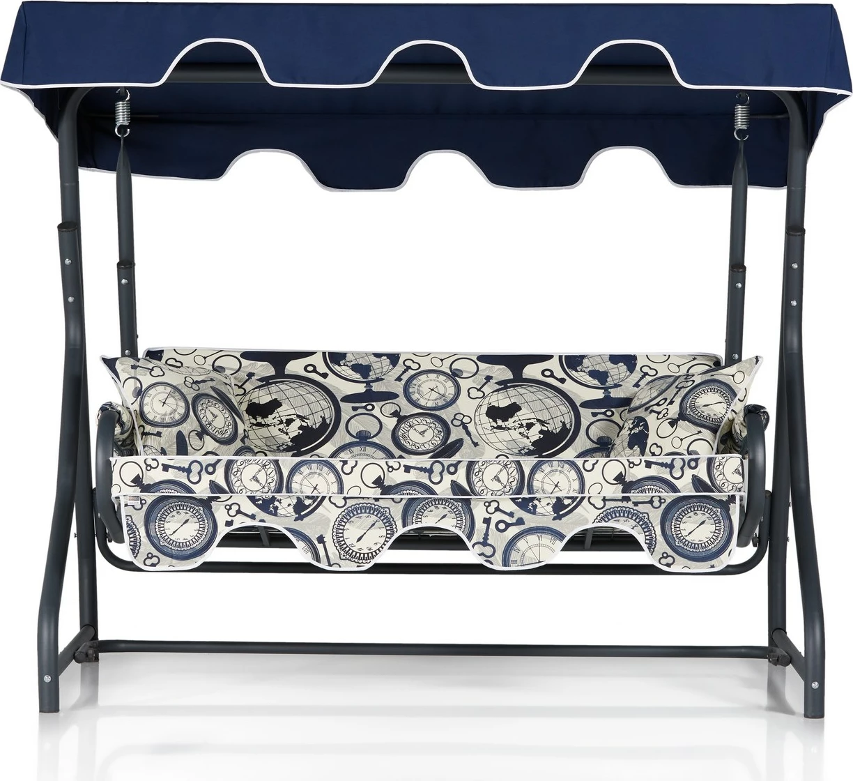 Karrige lëkundëse dyshe për kopsht, Morus Saat, shumëngjyrëshe