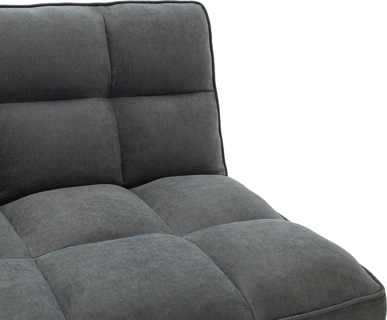 Divan 3 vendësh Rebel, ngjyrë gri e errët, 189x92x82cm