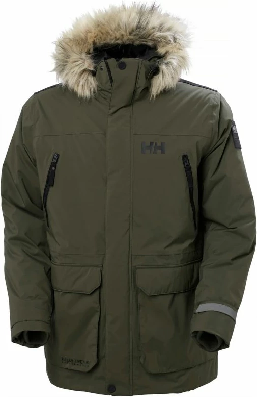 Jakne për meshkuj Helly Hansen, Reine Parka, jeshile