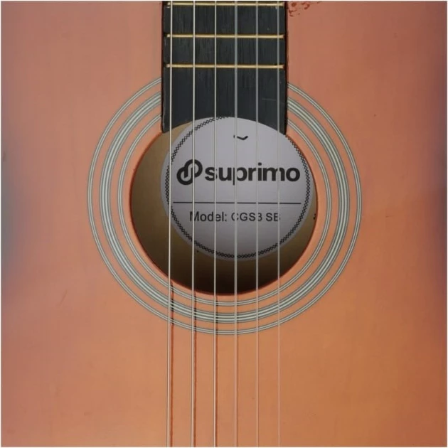 Kitarë klasike SUPRIMO CGS3 SB 4/4, sunburst