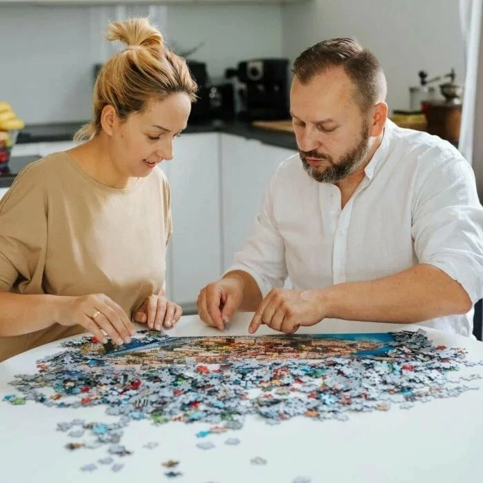 Puzzle Trefl Valley 40045, edicion 40 vjetori, efekt 3D, 1000 copë, 68.3 x 48 cm