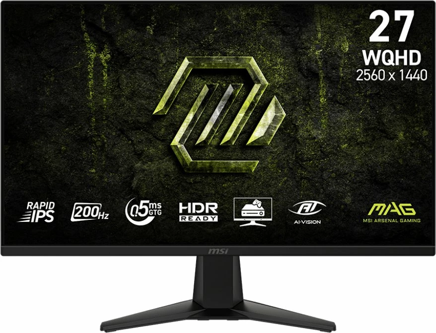 Monitor MSI MAG 275QF E20 27\" WQHD 2560x1440 200Hz Rapid IPS 0.5ms HDR Ready, i zi