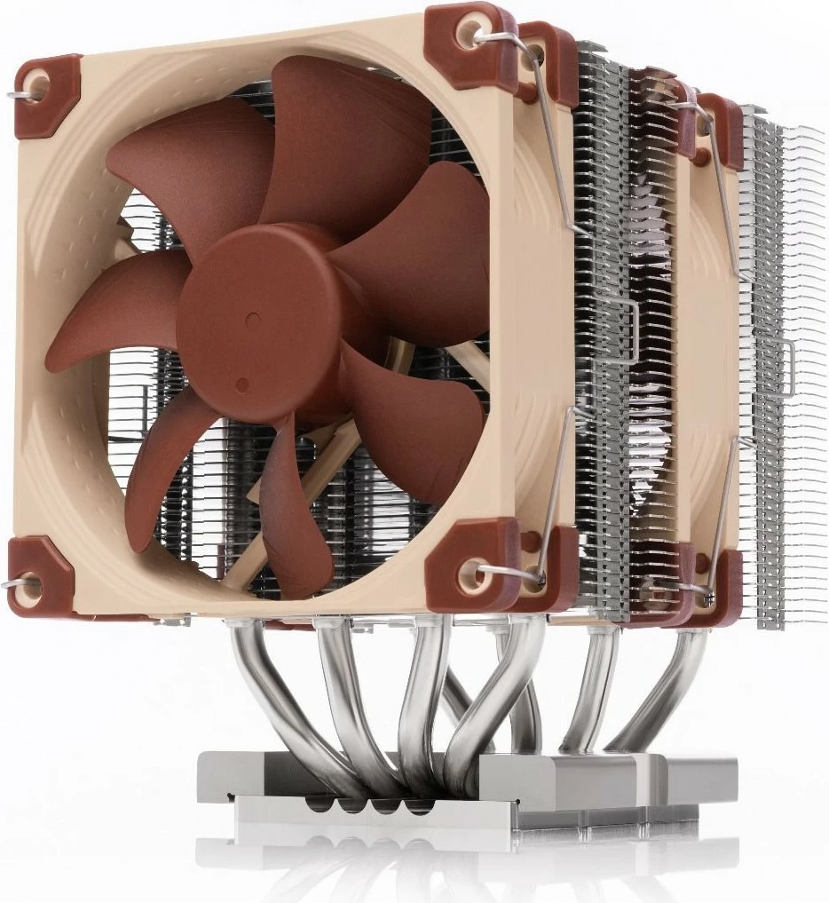 Kasë ftohëse NOCTUA NH-D9 DX-4677 4U, për Intel Xeon, 2 ventilatorë, 92mm, kafe