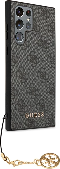 Mbështjellës Guess 4G Charms për Samsung Galaxy S24 Ultra, i zi