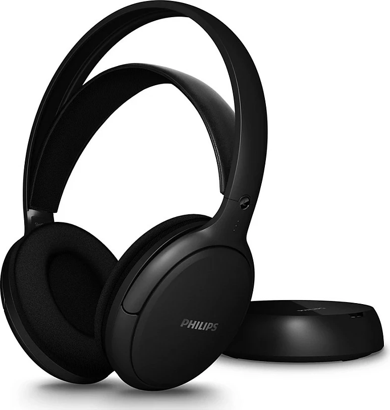 Kufje Philips SHC5200M2/12, wireless për TV, 30 orë punë, RF 2.4 GHz, të zeza